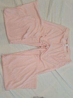 Forever 21 Light Pink Ribbed Pajama Pants